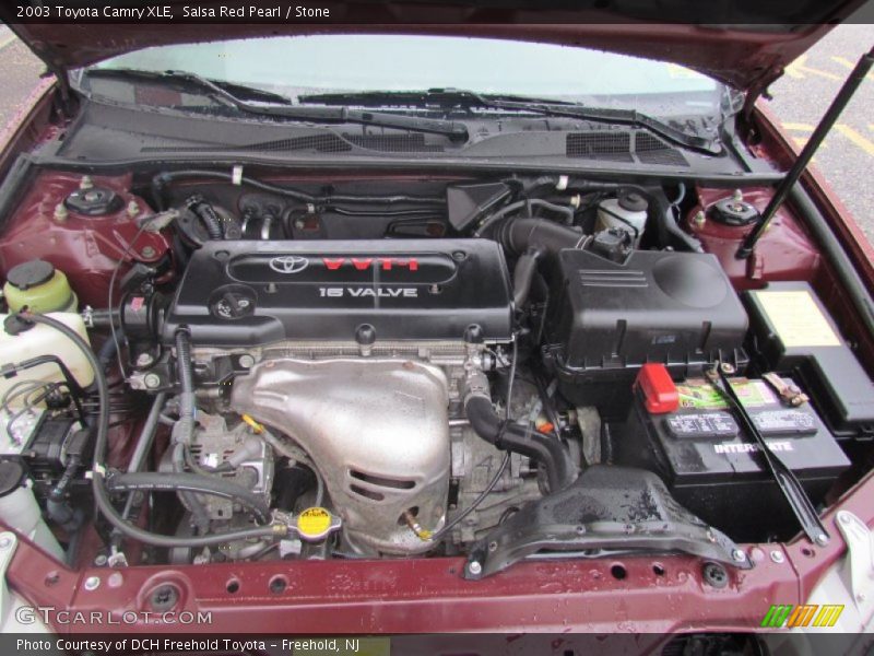 Salsa Red Pearl / Stone 2003 Toyota Camry XLE