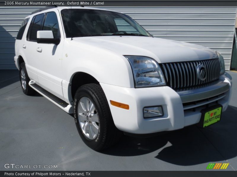 Oxford White / Camel 2006 Mercury Mountaineer Luxury
