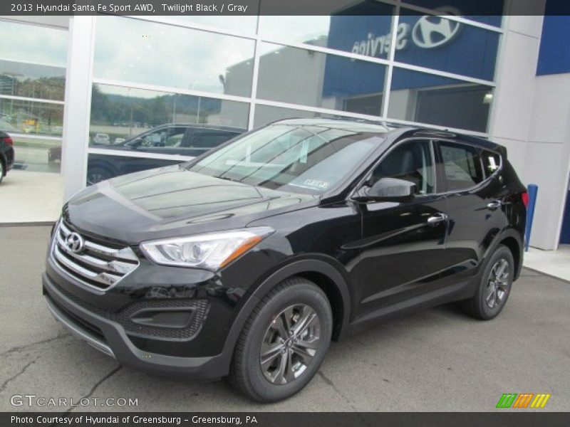 Twilight Black / Gray 2013 Hyundai Santa Fe Sport AWD