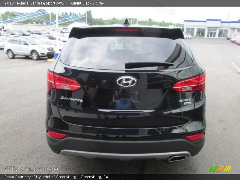 Twilight Black / Gray 2013 Hyundai Santa Fe Sport AWD