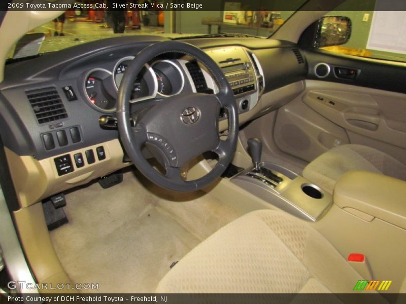 Silver Streak Mica / Sand Beige 2009 Toyota Tacoma Access Cab