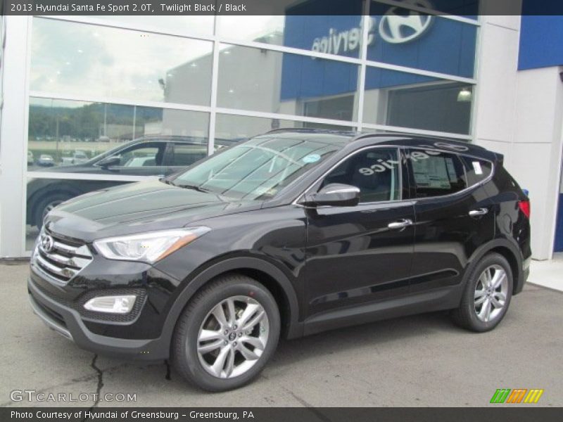 Twilight Black / Black 2013 Hyundai Santa Fe Sport 2.0T