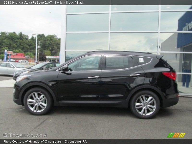 Twilight Black / Black 2013 Hyundai Santa Fe Sport 2.0T