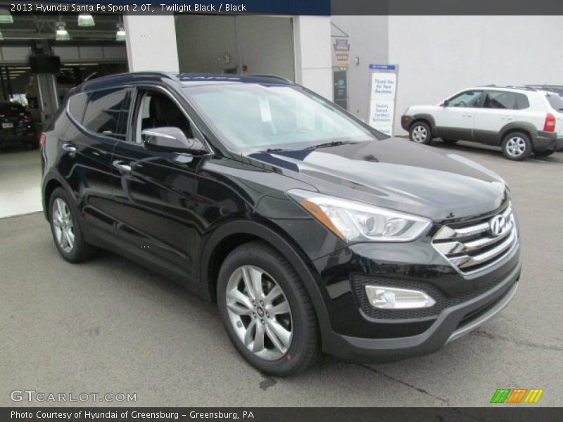Twilight Black / Black 2013 Hyundai Santa Fe Sport 2.0T