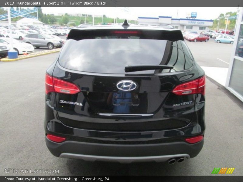 Twilight Black / Black 2013 Hyundai Santa Fe Sport 2.0T