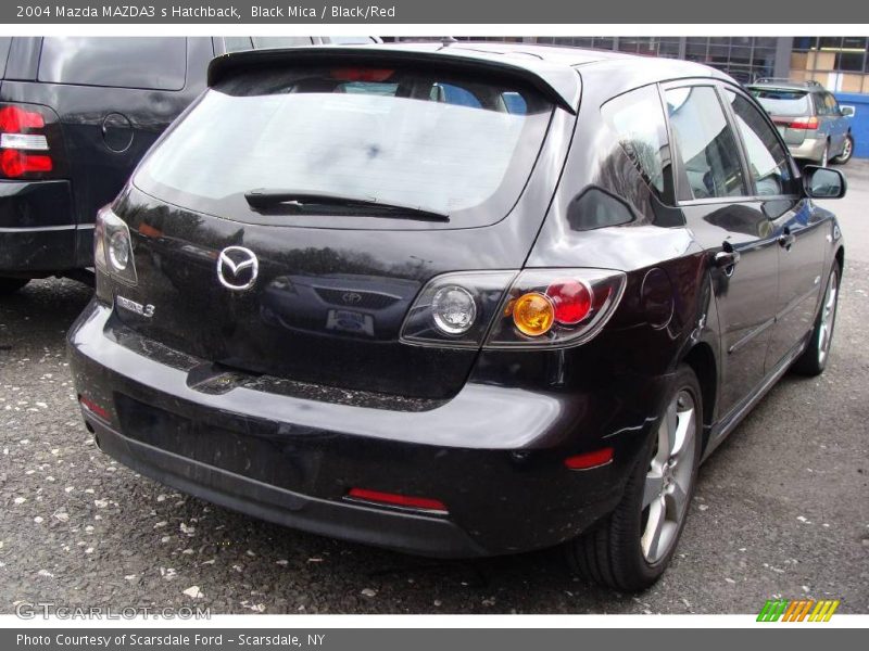 Black Mica / Black/Red 2004 Mazda MAZDA3 s Hatchback
