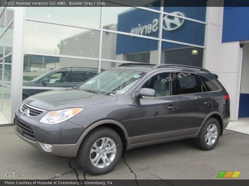 Boulder Gray / Gray 2012 Hyundai Veracruz GLS AWD