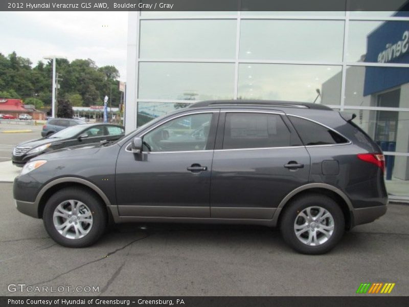 Boulder Gray / Gray 2012 Hyundai Veracruz GLS AWD