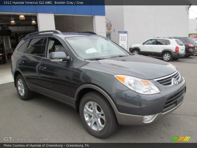 Boulder Gray / Gray 2012 Hyundai Veracruz GLS AWD