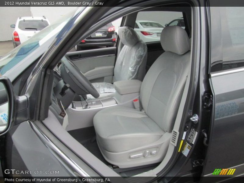 Boulder Gray / Gray 2012 Hyundai Veracruz GLS AWD