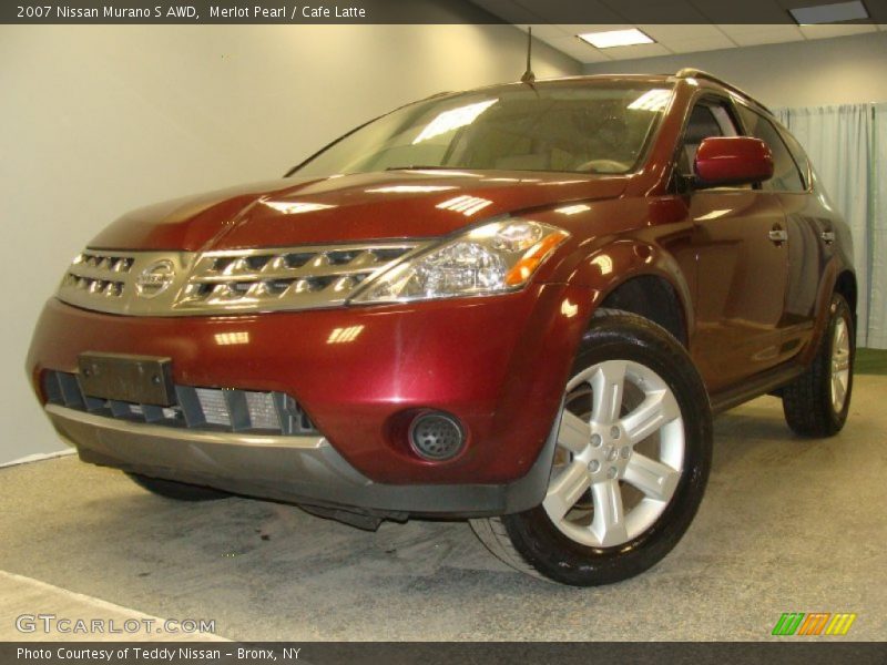 Merlot Pearl / Cafe Latte 2007 Nissan Murano S AWD