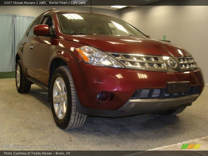 Merlot Pearl / Cafe Latte 2007 Nissan Murano S AWD
