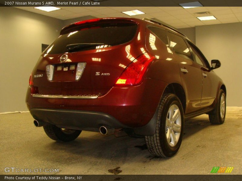 Merlot Pearl / Cafe Latte 2007 Nissan Murano S AWD