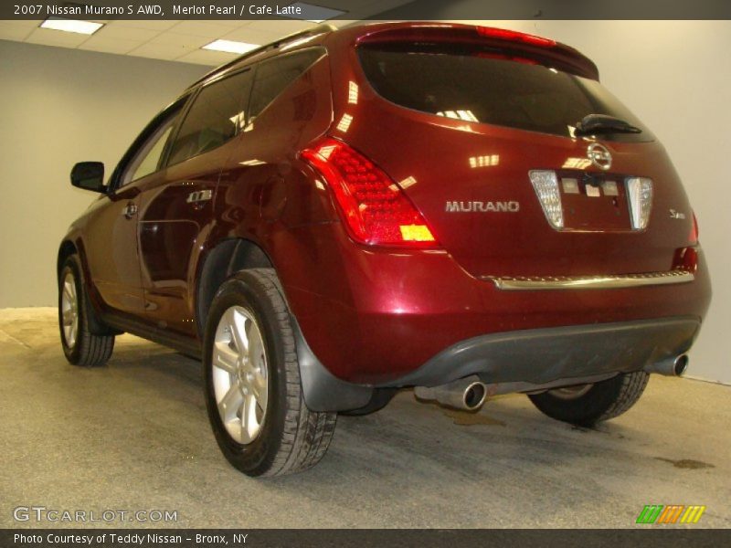 Merlot Pearl / Cafe Latte 2007 Nissan Murano S AWD
