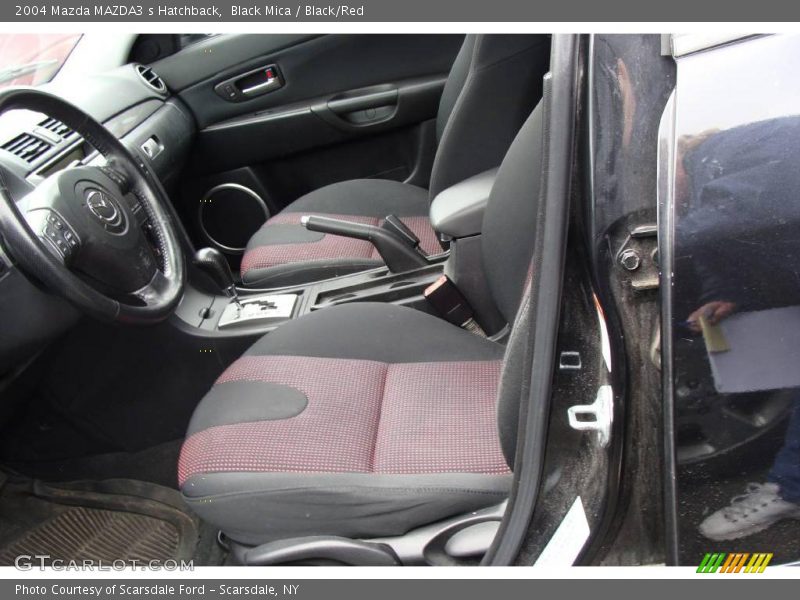 Black Mica / Black/Red 2004 Mazda MAZDA3 s Hatchback