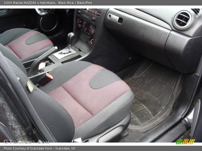 Black Mica / Black/Red 2004 Mazda MAZDA3 s Hatchback