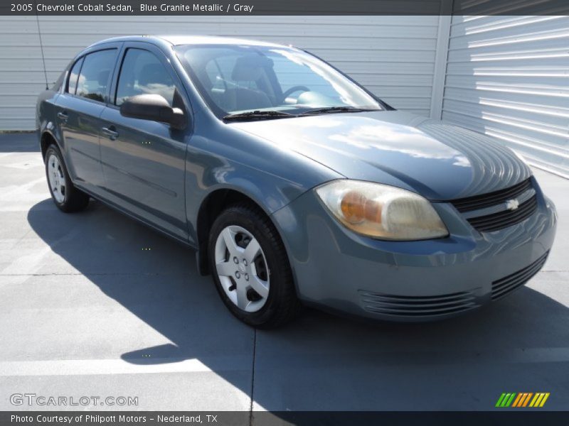 Blue Granite Metallic / Gray 2005 Chevrolet Cobalt Sedan