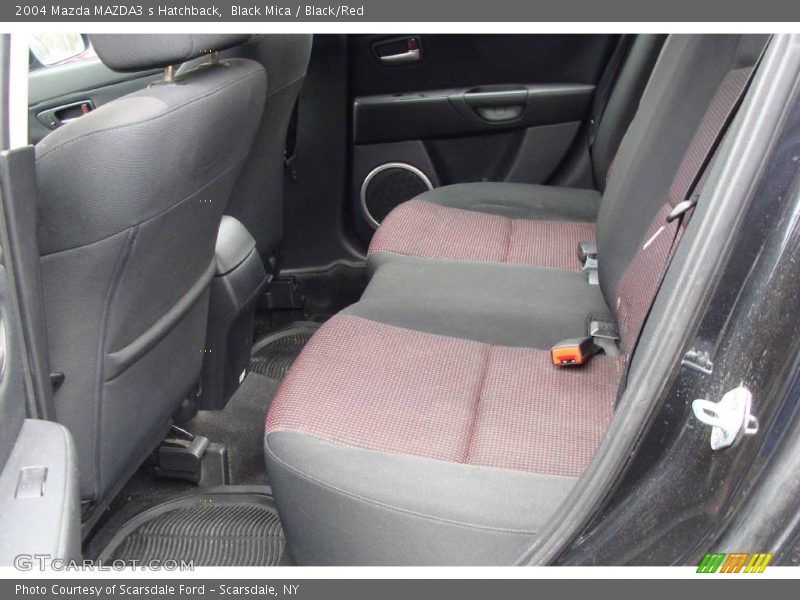 Black Mica / Black/Red 2004 Mazda MAZDA3 s Hatchback