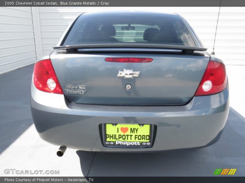 Blue Granite Metallic / Gray 2005 Chevrolet Cobalt Sedan