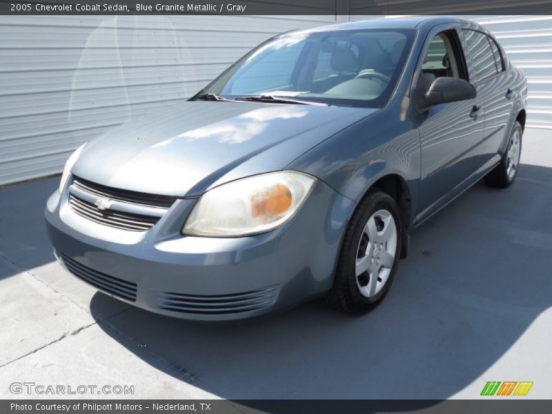 Blue Granite Metallic / Gray 2005 Chevrolet Cobalt Sedan