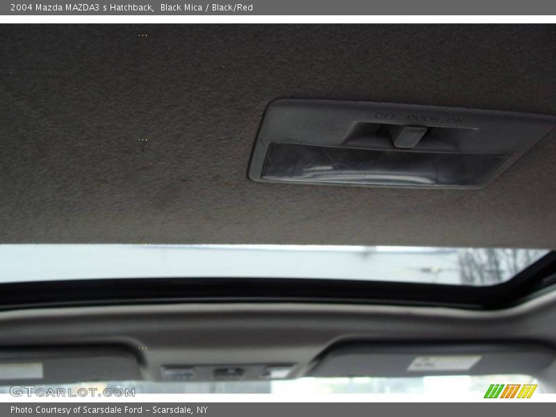 Black Mica / Black/Red 2004 Mazda MAZDA3 s Hatchback