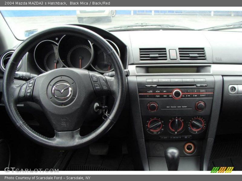 Black Mica / Black/Red 2004 Mazda MAZDA3 s Hatchback