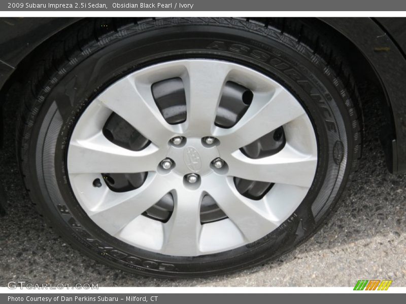 Obsidian Black Pearl / Ivory 2009 Subaru Impreza 2.5i Sedan