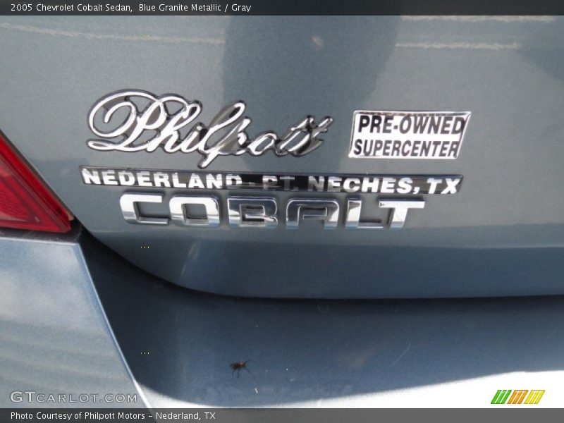 Blue Granite Metallic / Gray 2005 Chevrolet Cobalt Sedan