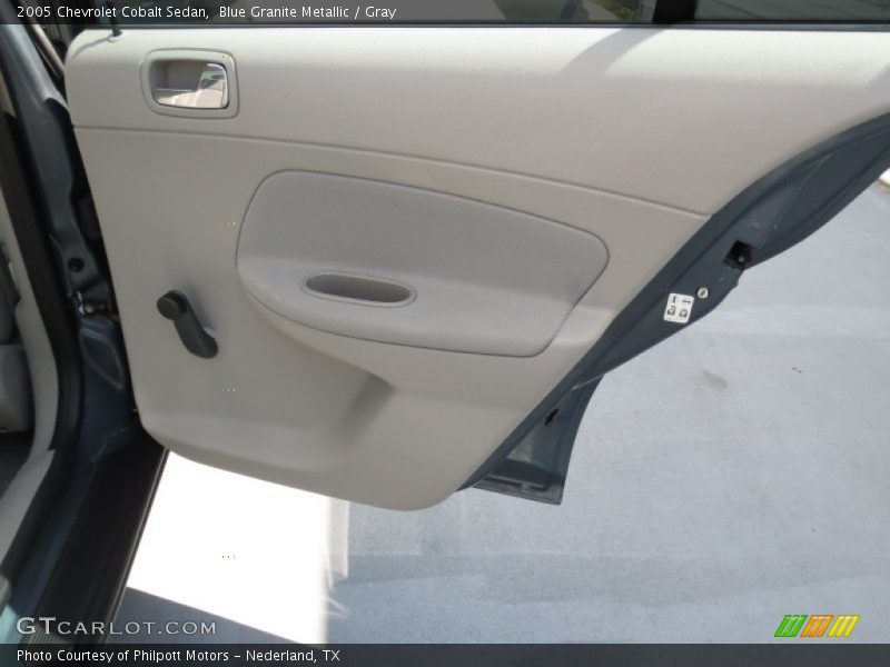 Blue Granite Metallic / Gray 2005 Chevrolet Cobalt Sedan
