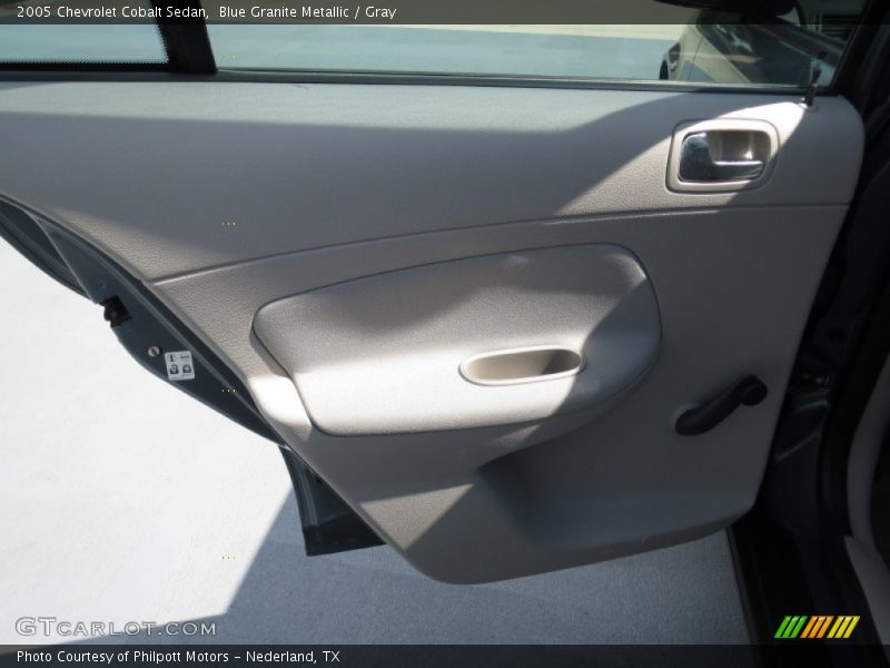 Blue Granite Metallic / Gray 2005 Chevrolet Cobalt Sedan