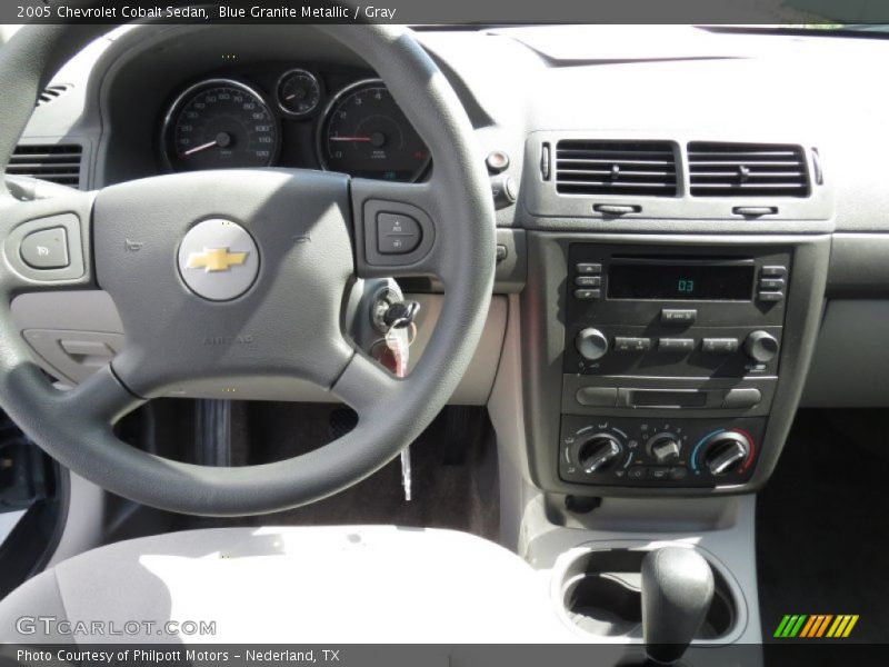 Blue Granite Metallic / Gray 2005 Chevrolet Cobalt Sedan