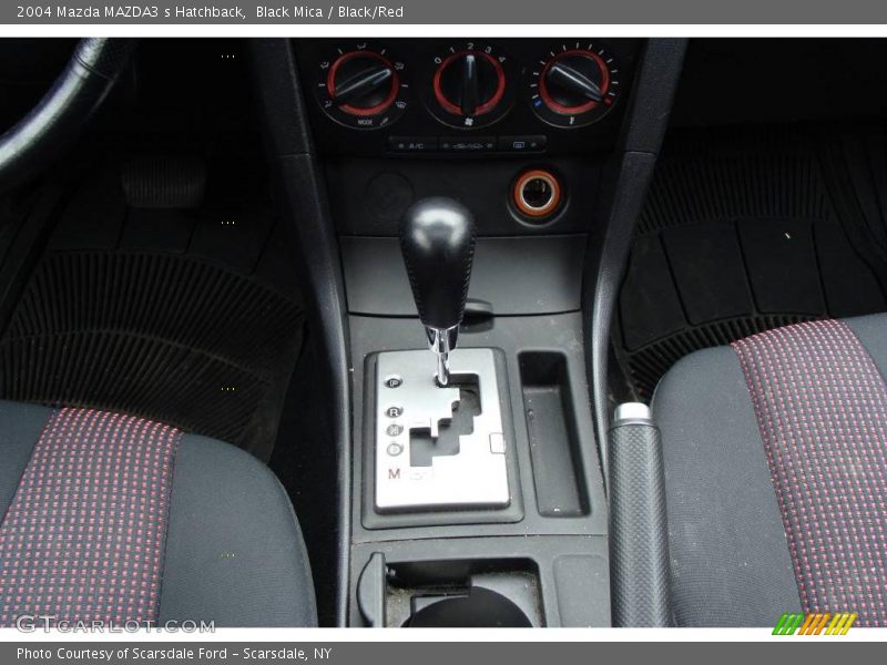 Black Mica / Black/Red 2004 Mazda MAZDA3 s Hatchback