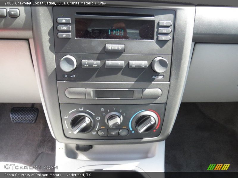 Blue Granite Metallic / Gray 2005 Chevrolet Cobalt Sedan