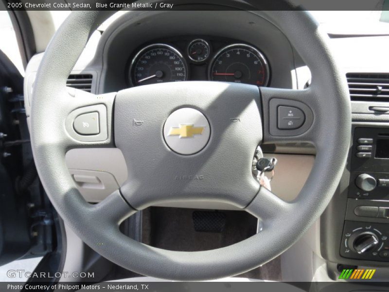 Blue Granite Metallic / Gray 2005 Chevrolet Cobalt Sedan
