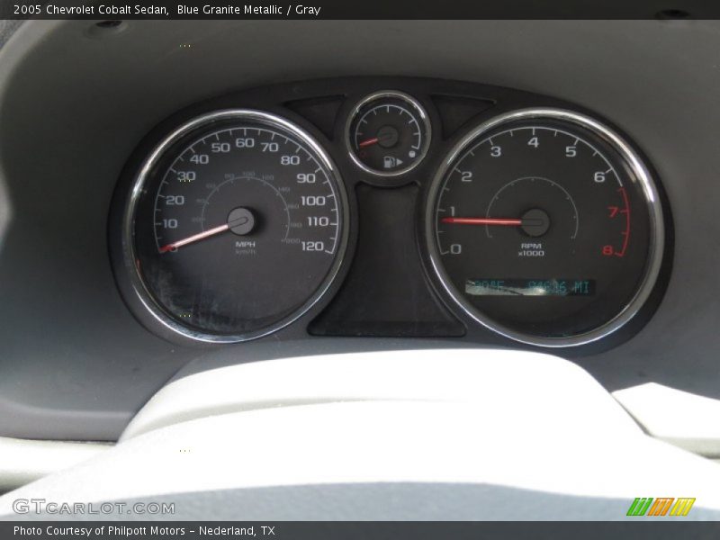 Blue Granite Metallic / Gray 2005 Chevrolet Cobalt Sedan