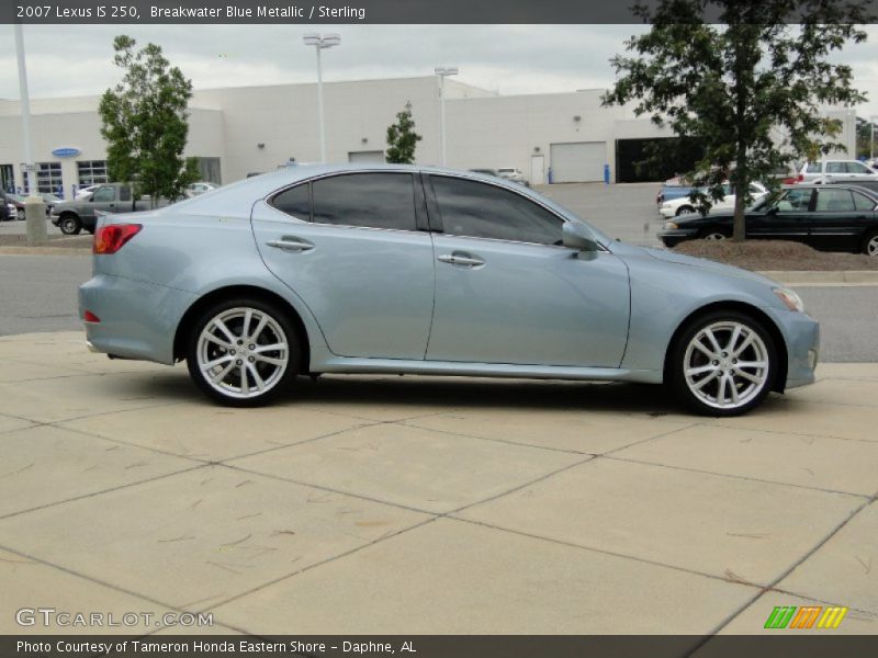 Breakwater Blue Metallic / Sterling 2007 Lexus IS 250