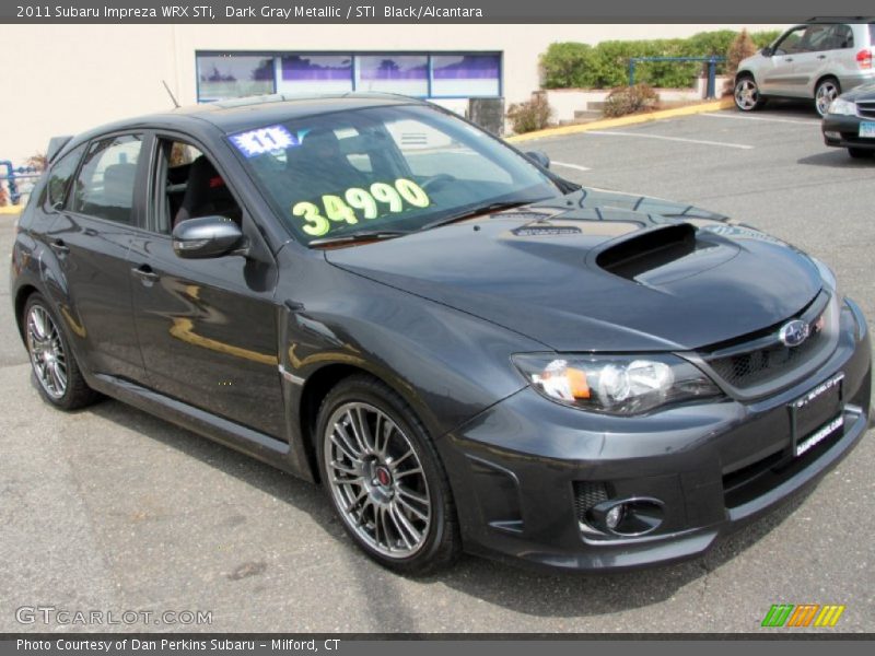 Dark Gray Metallic / STI  Black/Alcantara 2011 Subaru Impreza WRX STi