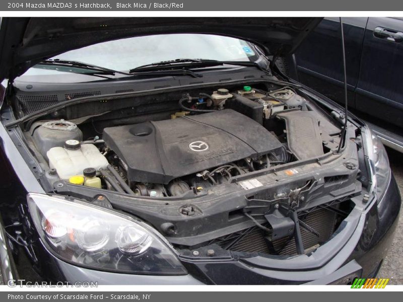 Black Mica / Black/Red 2004 Mazda MAZDA3 s Hatchback