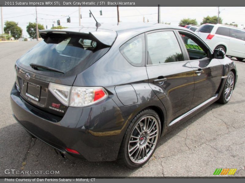 Dark Gray Metallic / STI  Black/Alcantara 2011 Subaru Impreza WRX STi
