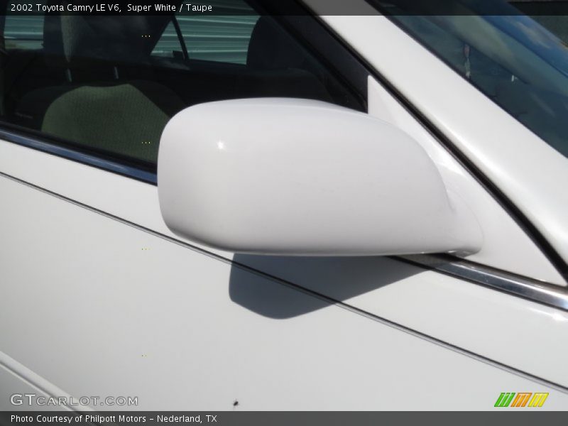 Super White / Taupe 2002 Toyota Camry LE V6
