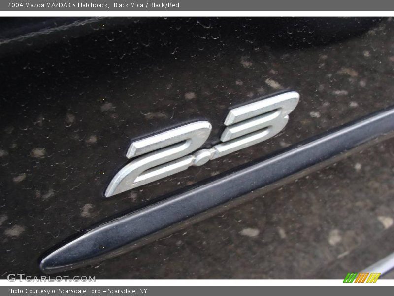 Black Mica / Black/Red 2004 Mazda MAZDA3 s Hatchback