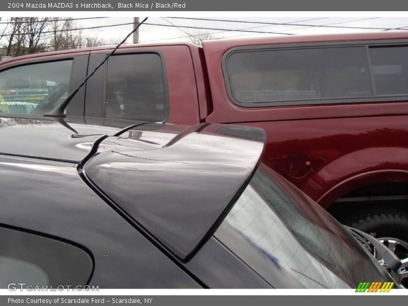 Black Mica / Black/Red 2004 Mazda MAZDA3 s Hatchback