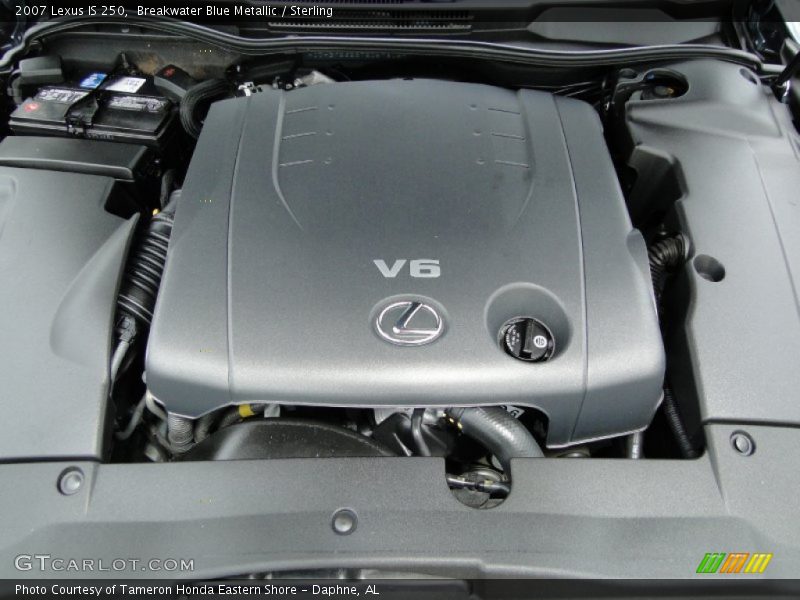 Breakwater Blue Metallic / Sterling 2007 Lexus IS 250