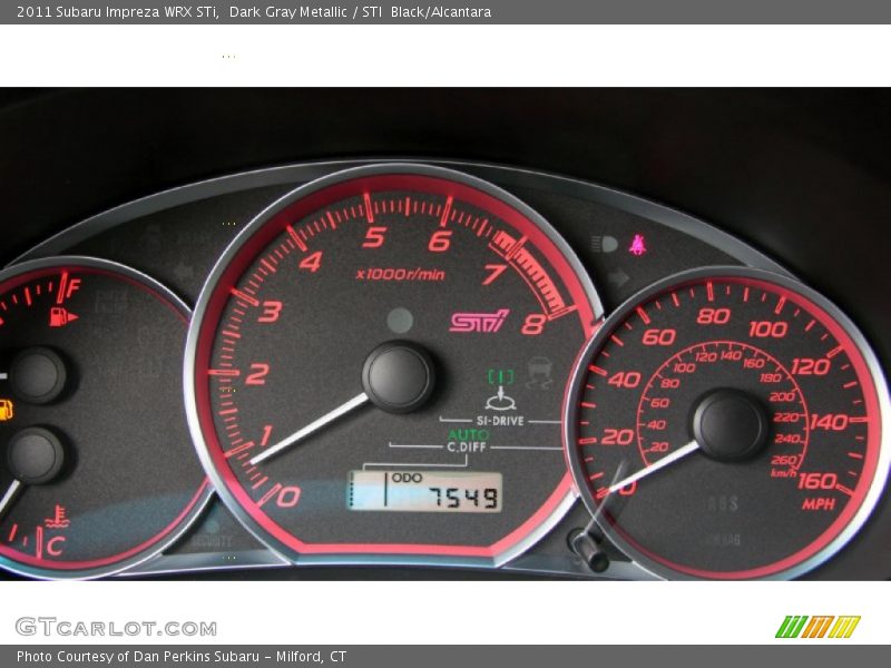  2011 Impreza WRX STi WRX STi Gauges