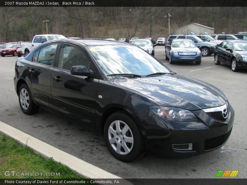 Black Mica / Black 2007 Mazda MAZDA3 i Sedan
