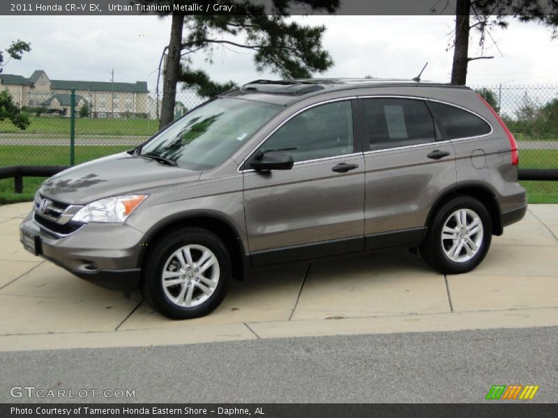 Urban Titanium Metallic / Gray 2011 Honda CR-V EX