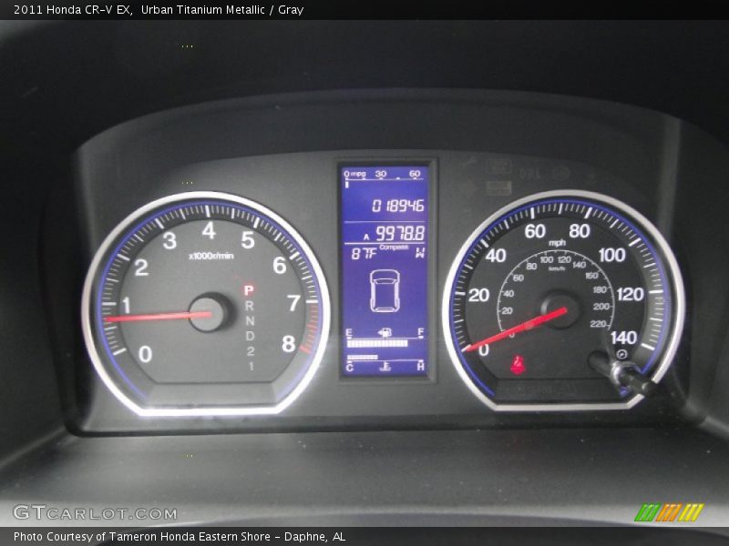 Urban Titanium Metallic / Gray 2011 Honda CR-V EX