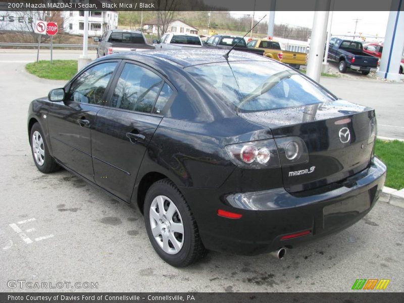 Black Mica / Black 2007 Mazda MAZDA3 i Sedan