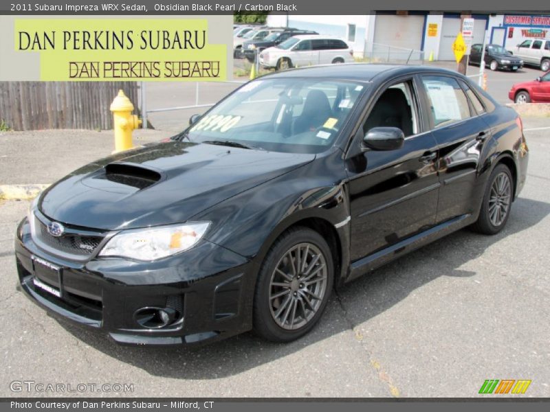 Obsidian Black Pearl / Carbon Black 2011 Subaru Impreza WRX Sedan