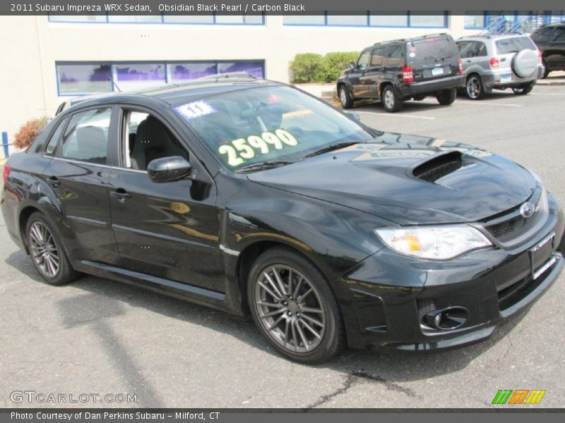 Obsidian Black Pearl / Carbon Black 2011 Subaru Impreza WRX Sedan
